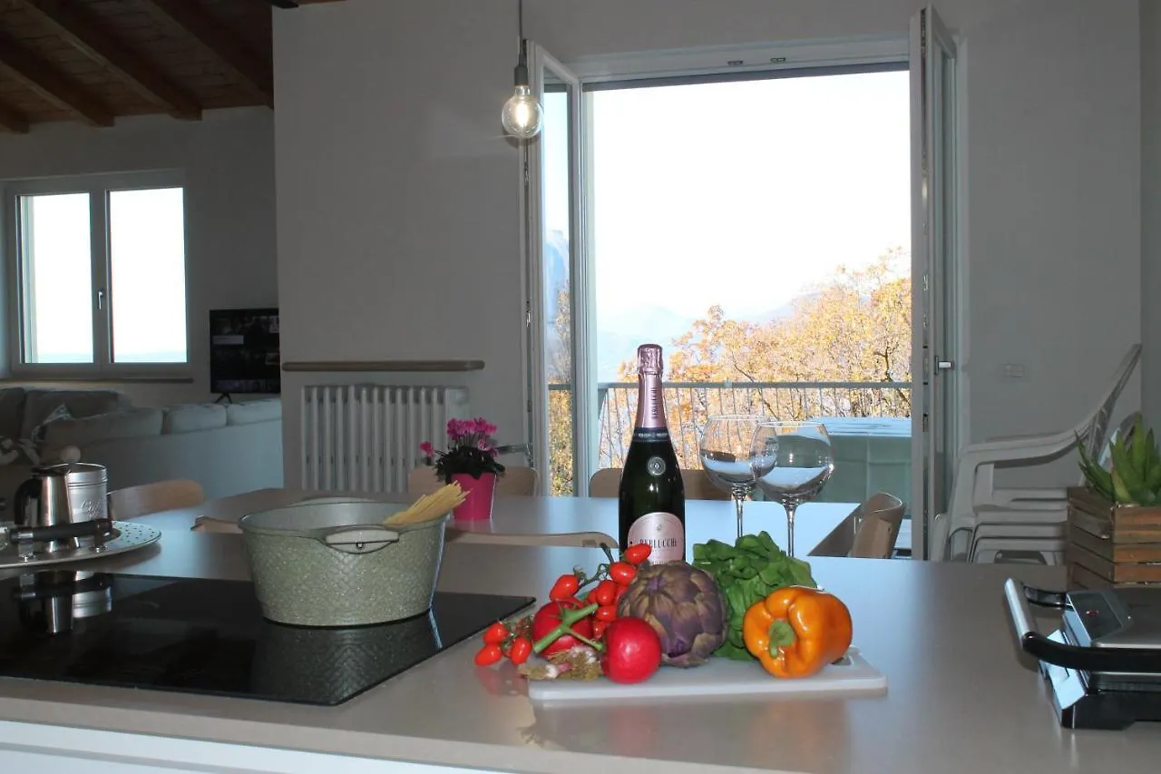 Garda Lake Panorama Villa With Garden & Bbq San Zeno di Montagna